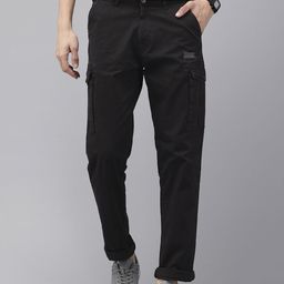 SPYKAR Men Slim Fit Cargos Trousers-image-0