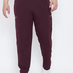 bigbanana Men Maroon Solid Track Pants-image-98