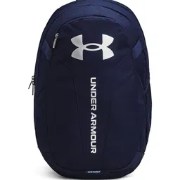 UNDER ARMOUR Unisex Brand Logo Printed Hustle Lite Water-Repellent Backpack-11