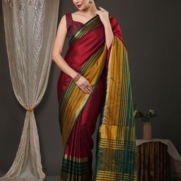 KALINI Zari Taant Saree-picture-43