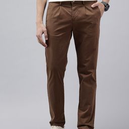 GENIPS Men Textured Slim Fit Trousers-picture-45