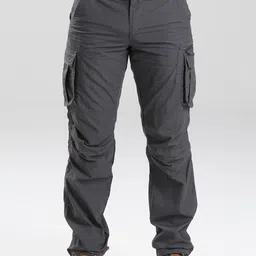 FORCLAZ By Decathlon Men Grey Trekking Hiking and Trekking Cargos-image-17