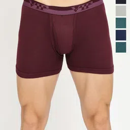 VIP Pack Of 6 Assorted Snug Fit Pure Cotton Trunks-picture-47