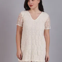 Dressitude V-Neck Short sleeves A-Line Mini Dress-picture-10