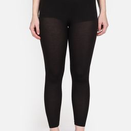 Ayaki Women Black Solid Thermal Bottom-picture-51