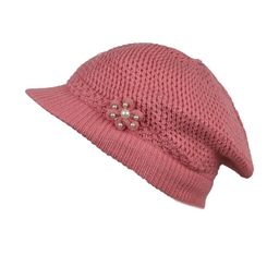 iSWEVEN Unisex Pink Self-Design Woven Expandable Visor Cap-41
