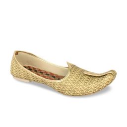 Desi Colour Men Woven Design Mojaris-image-10