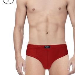 Pepe Jeans Men Pack of 2 Red Briefs 8904311300076-16