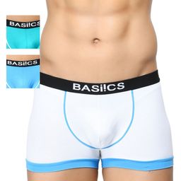 BASIICS by La Intimo Men Pack of 3 Trunks BCSTR020C145-33