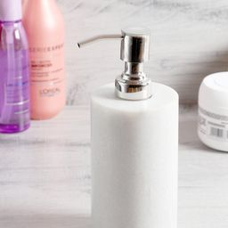 NikkisPride White Marble Liquid Soap Dispenser-image-79