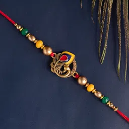 Voylla Divine Lord Krishna Mor Pankh Thread Rakhi-image-68