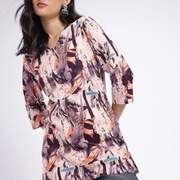 Anouk Rustic Printed Pure Cotton Kurti-image-95