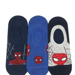 Supersox Men Pack of 3 Disney Spiderman Patterned Shoe Liners-image-90