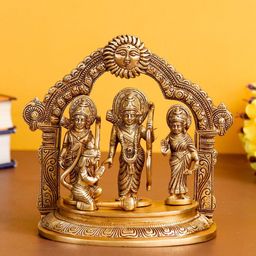 eCraftIndia Gold-Toned Handcrafted Ram Darbar Idol Showpiece-image-29