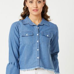 Miss Chase Women Blue Solid Jacket-image-63