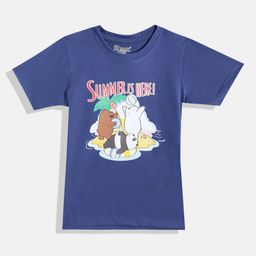 Eteenz Kids Boys We Bare Bear Printed T-Shirt-image-46