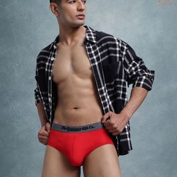 The Roadster Life Co. Men Pack of 2 Mid-Rise Basic Briefs RD_SS24_BRF_004_E-16