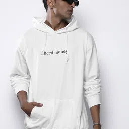 boohooMAN Hooded Oversized Sweatshirt-image-8