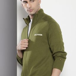Tommy Hilfiger Mock Collar Pure Cotton Sweatshirt-picture-17