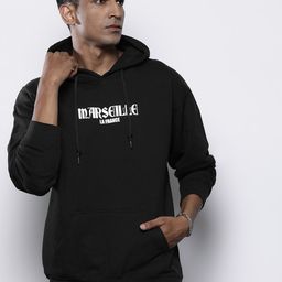 boohooMAN Printed Hooded Sweatshirt-image-32