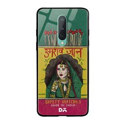 DailyObjects Green & Yellow Umrao Jaan Matchbox OnePlus 8 Glass Case-3