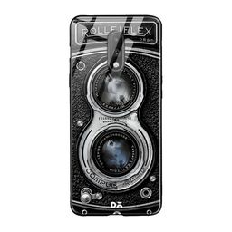 DailyObjects Black & Grey Flex Camera OnePlus 7 Glass Mobile Case-18