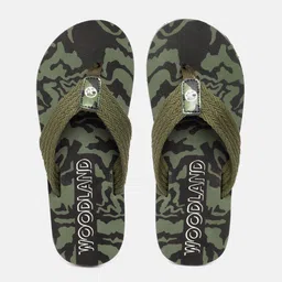 Woodland Men Abstract Printed Thong Flip-Flops-picture-50