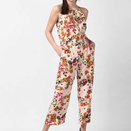 StyleStone Women Peach-Coloured Printed Basic Jumpsuit-picture-33