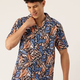 Rapra The Label Men Comfort Opaque Printed Casual Shirt-image-72