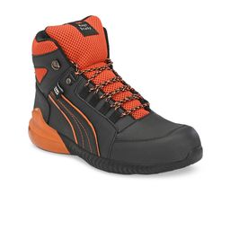 Eego Italy Men Orange Leather Mid-Top Trekking Shoes-picture-25