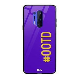DailyObjects Blue & Yellow OOTD OnePlus 8 Pro Glass Mobile Case-28