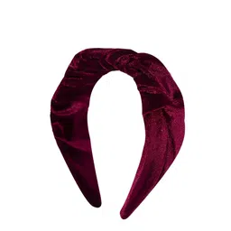 BuckleUp Maroon Hairband-image-2