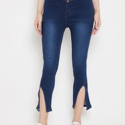 Nifty Women Blue Slim Fit High-Rise Clean Look Stretchable Jeans-image-66