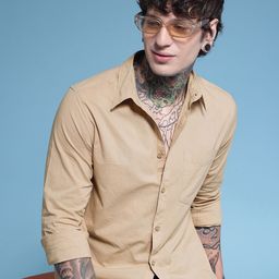 HERE&NOW Pure Cotton Casual Shirt-image-44