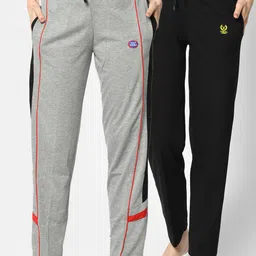 VIMAL JONNEY Women Pack Of 2 Solid Lounge Pants-image-95