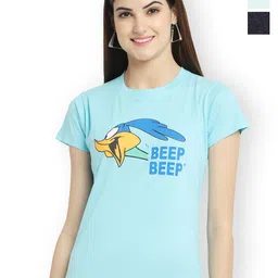Fabflee Women Multicoloured 3 Printed T-shirt-picture-16
