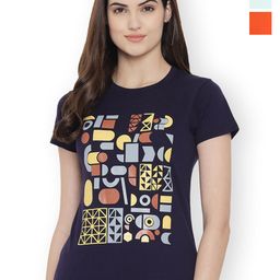 Fabflee Women Multicoloured 3 Printed T-shirt-picture-11