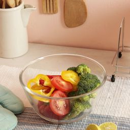 Femora Borosilicate Microwave Safe Set of 3 Mixing Bowl-3