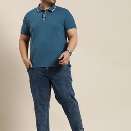 Sztori Men Plus Size Regular Fit Polo Collar T-shirt-picture-17