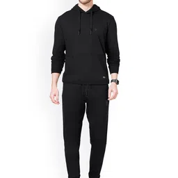 Van Heusen Men Black Regular Fit Solid Joggers-image-72