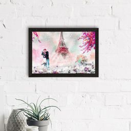 eCraftIndia Pink & Green Valentine Theme Satin Matte Texture UV Wall Painting-image-92