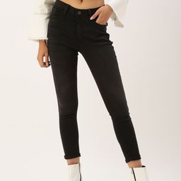 Flying Machine Women Black Twiggy Super Skinny Fit High-Rise Light Fade Stretchable Jeans-image-89