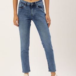 Flying Machine Women Blue Veronica Skinny Fit Mid-Rise Heavy Fade Stretchable Jeans-21