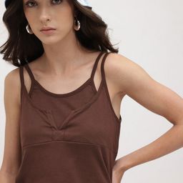 The Roadster Life Co. Layered Detail Shoulder Straps Camisole Top-image-41