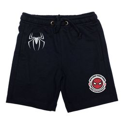 Marvel by Wear Your Mind Boys Navy Blue Printed Regular Fit Regular Shorts-6