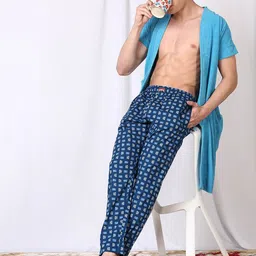Pepe Jeans Mens Printed Mid-Rise Cotton Lounge Pants-image-25