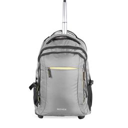 NOVEX Unisex Grey Solid Travel Backpack-43