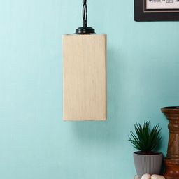 Devansh Off-White & Black Solid Traditional Ceiling Lamp-9