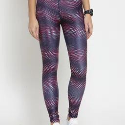 Boston Club Women Navy Blue Printed Tights-image-54