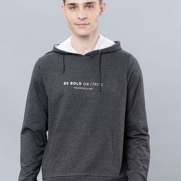 HIGHLANDER Men Grey Printed Hooded Sweatshirt-image-18